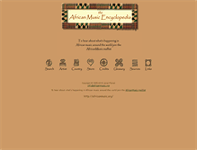 Tablet Screenshot of africanmusic.org